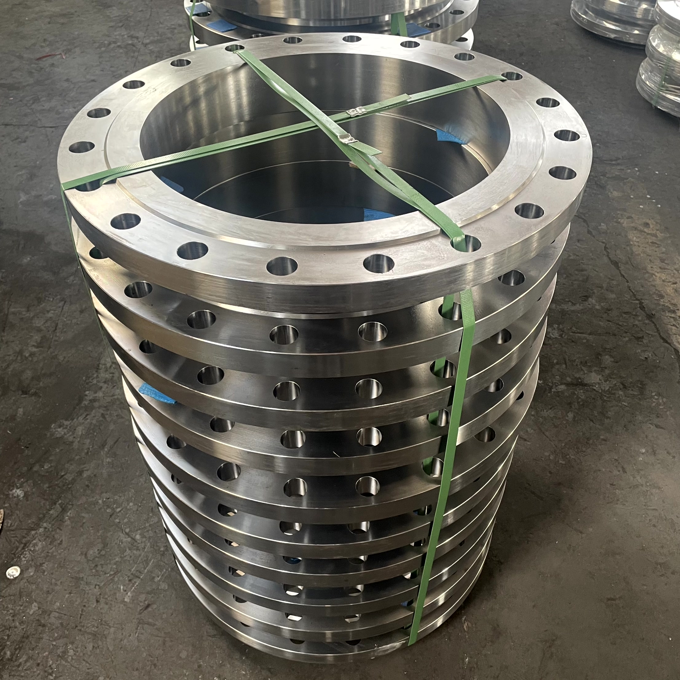 Carbon Steel Plate Flange DN25 PN40 BW RF Forged P235GH ASTM EN1092-1 Pipe Flange