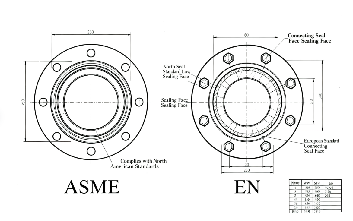 ASME vs. EN Flanges: A Technical Comparison of North American and European Standard Compliance