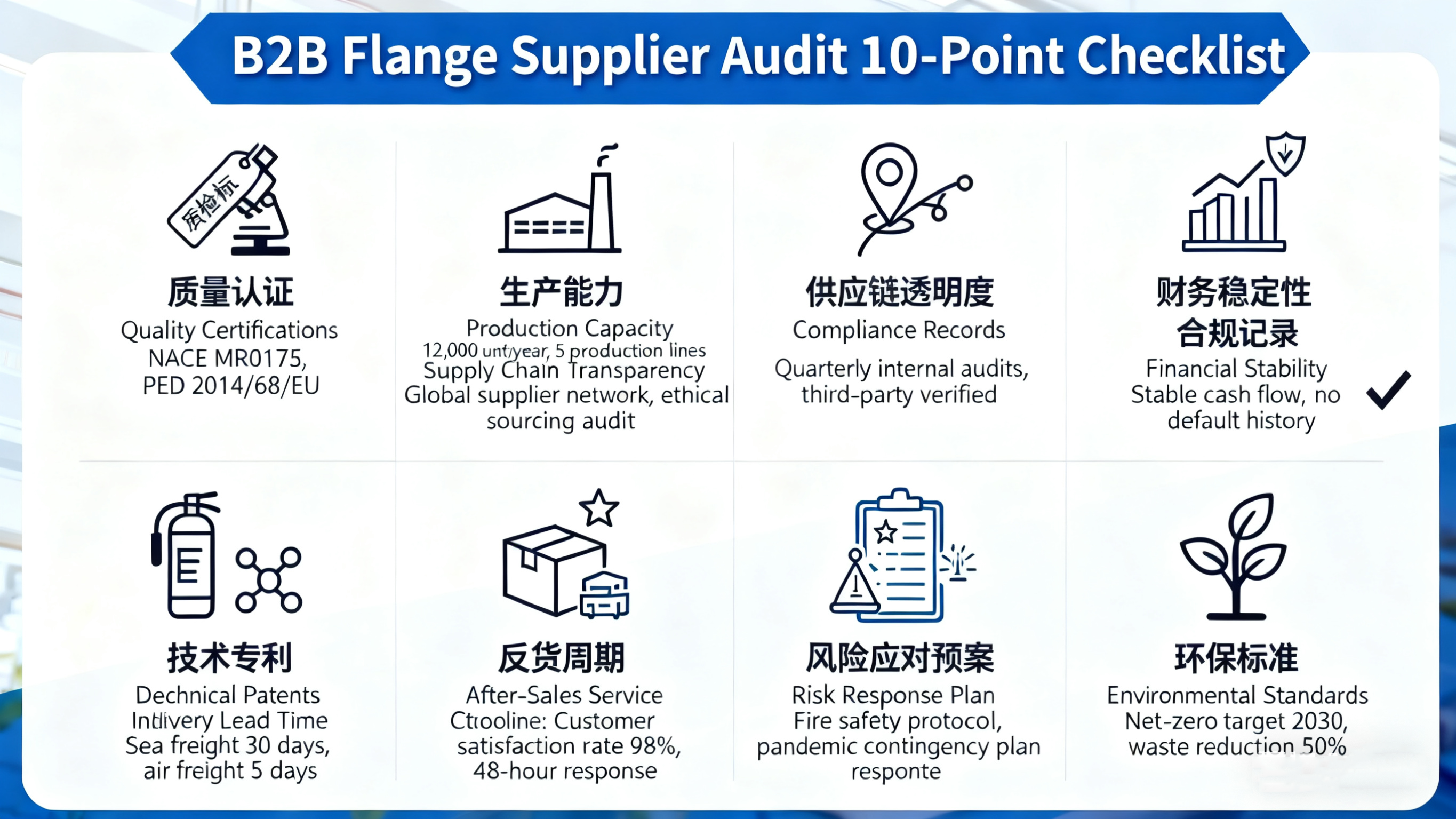 The B2B Flange Supplier Audit: A 10-Point Checklist for Supply Chain Risk Mitigation in 2025
