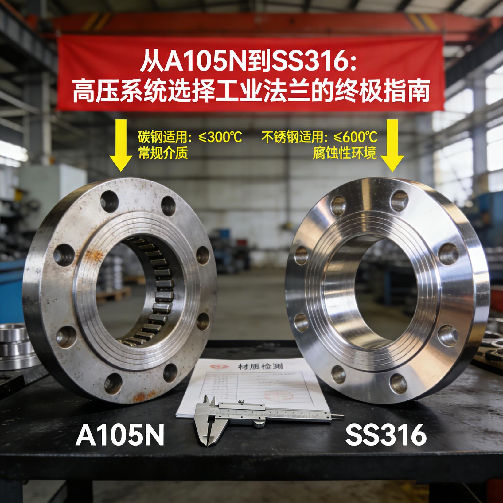 From A105N to SS316: The Ultimate Guide to Selecting Industrial Flanges for High-Pressure Systems