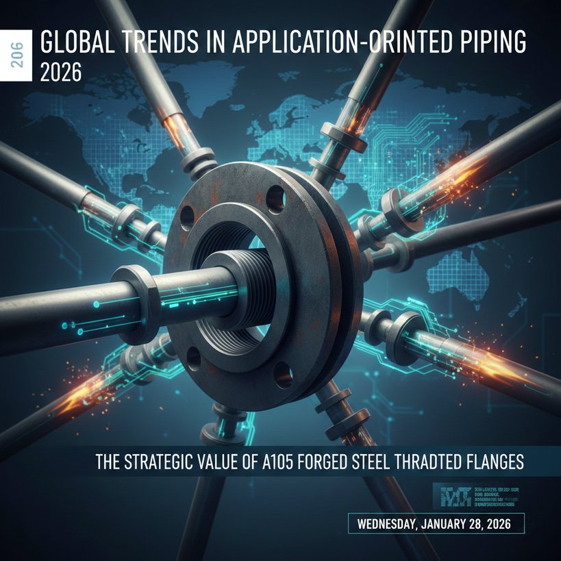 2026 Global Trends in Application-Oriented Piping: The Strategic Value of A105 Forged Steel Threaded Flanges